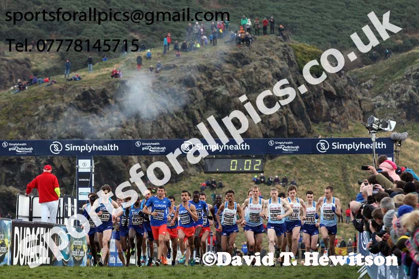 Simplyhealth Great Edinburgh XCountry men, 2018 Simplyhealth Great Edinburgh International XCountry. Photo: David T. Hewitson/Sports for All Pics